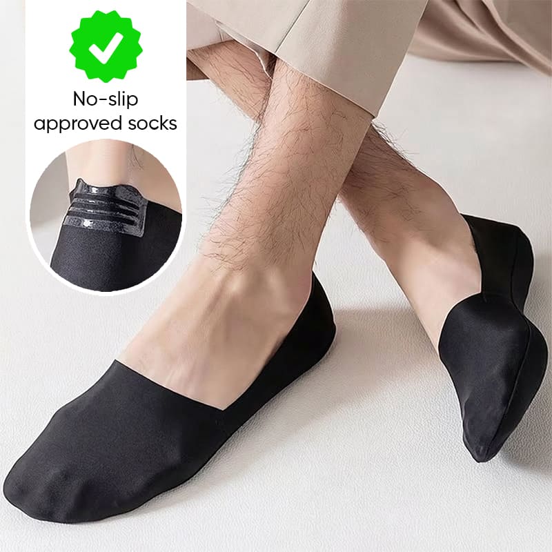 No-Show Socks "GRIPPY" That Stay Up