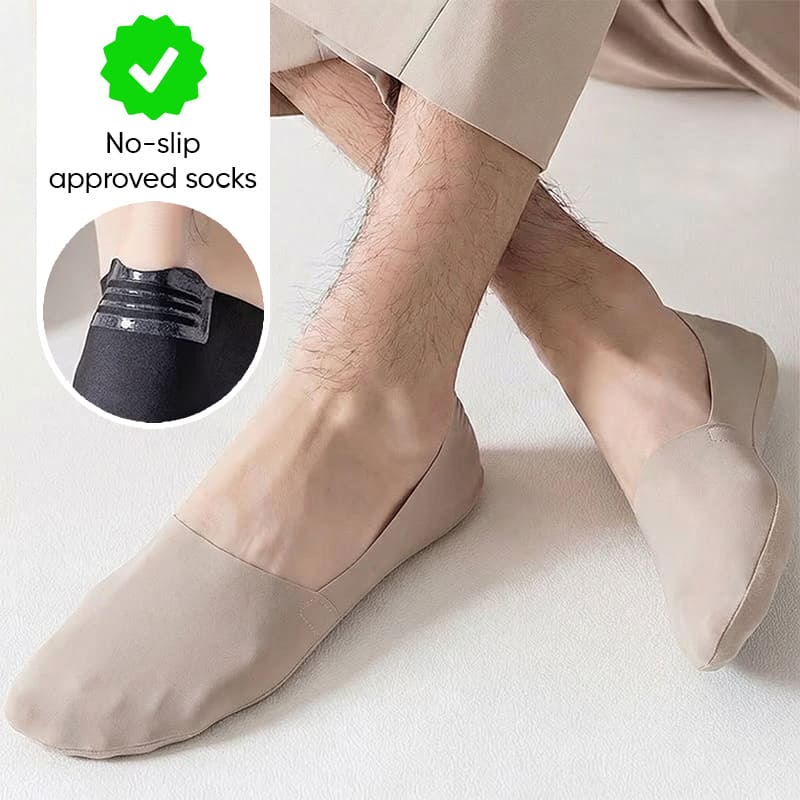 No-Show Socks "GRIPPY" That Stay Up